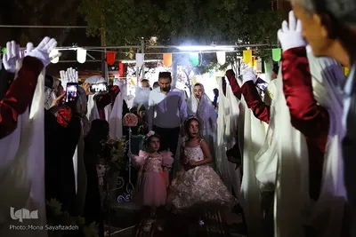 جشن ازدواج چهار زوج اهوازی