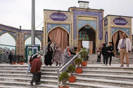 حرم امامزاده صالح(ع) در تعطیلات نوروزی