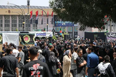 مراسم عزاداری عاشورا در همدان‎