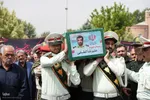 تشییع پیکر شهید سردار علیرضا لطفی در ارومیه‎