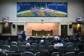 مراسم بزرگداشت سومین روز ارتحال مرحوم آیت‌الله واعظ‌زاده خراسانی