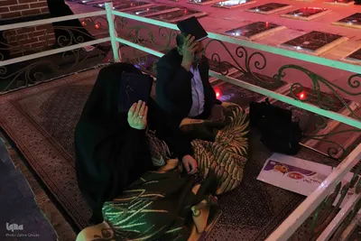 مراسم شب قدر در گلزار شهدای وادی رحمت تبریز