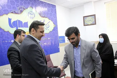 بازدید قاضی حداد معاون قضایی دادگستری کل استان از ایکنا یزد‎‎