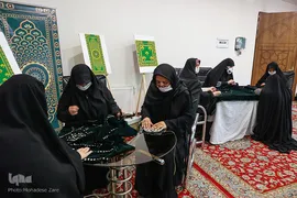 کارگاه تولید پوش سنگ ‌مضجع مطهر امام رضا(ع)