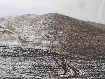 طبیعت برفی ارتفاعات و مناطق روستایی اهر