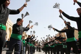 آیین سنتی عزاداری هیآت مذهبی در مسجد آخوند ملا اسماعیل شهرستان یزد
