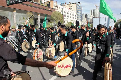 مراسم عزاداری ایام آخر ماه صفر در جوار حرم مطهر رضوی