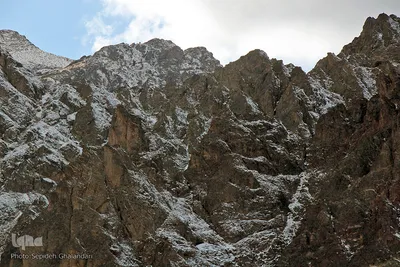 بارش برف در ارتفاعات بیرجند