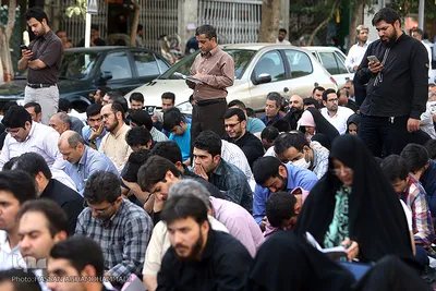 دعای عرفه در حسینیه صنف لباس فروشان تهران