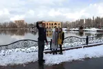 بارش اولین برف پاییزی در تبریز‎