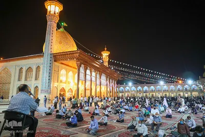 میلاد امام رضا در حرم شاهچراغ(ع)