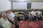دیدارعوامل اجرایی سی و هشتمین جشنواره ملی قرآن با پدر شهید آیت‌الله آل‌هاشم‎