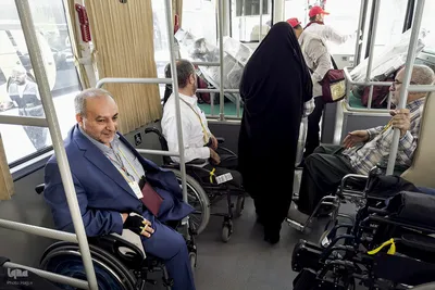 ورود کاروان جانبازان به مدینه النبی
