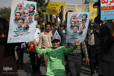 راهپیمایی مردم اصفهان در حمایت از مقاومت فلسطین