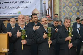 اهتزاز پرچم گنبد منور حضرت عبدالعظیم (ع)