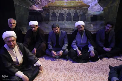 مراسم وداع با پیکر شهید سپهبد علی شادمانی در همدان‎