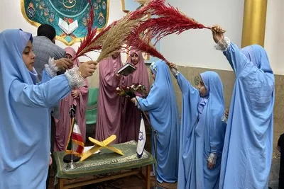 محفل انس با قرآن در قدمگاه خضر نبی(ع) آمل برگزار شد