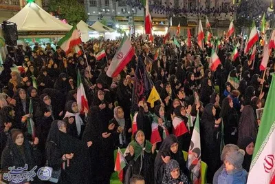 پنجاه و نهمین  اجتماع  مردم انقلابی  بابلسر در بیعت با رهبری و دفاع ملی