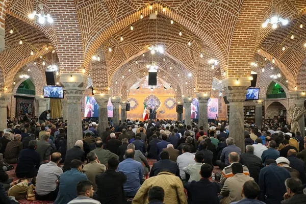 حضور امام جمعه تبریز در هیئت انصارالحسین تبریز