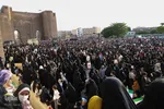 اجرای سرود سلام فرمانده به زبان ترکی و فارسی در تبریز