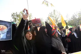 اجتماع مردمی زنان ایرانی در همدلی با بانوان لبنانی