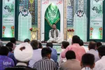 محفل انس با قرآن و عمامه‌گذاری طلاب در اهواز 