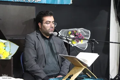 محفل انس با قرآن به یاد شهدای اقتدار در ملایر ‎