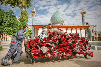 حضور کودکان در حرم شاهچراغ (ع)