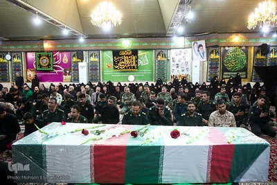 تشییع شهید محسن مهاجر قوچانی