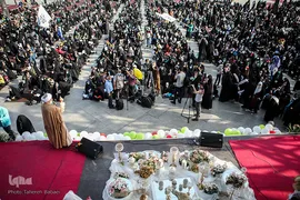 اجتماع دختران انقلاب برای حمایت از حجاب