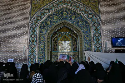 مراسم استقبال از شهدای گمنام در قزوین