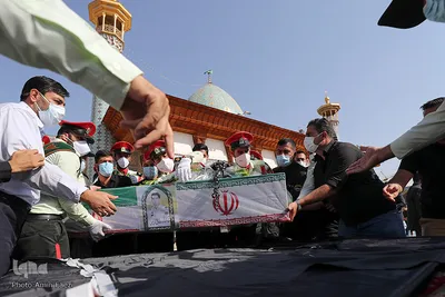 مراسم تشییع پیکر مطهر ستوان سوم شهید «صادق کریمی» - شیراز