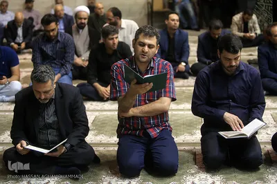 مراسم یادبود دو جهادگر شهید حادثه تروریستی مجلس