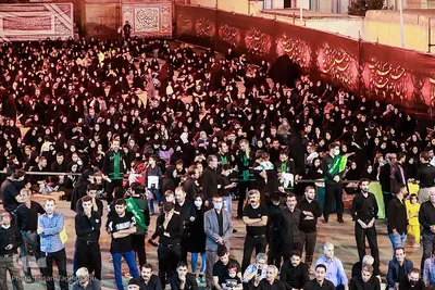 عزاداری شب چهارم محرم حسینیه اعظم زنجان‎‎