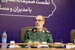 نشست معاون فرهنگی و تبلیغات ستاد کل نیروهای مسلح با مدیران رسانه آذربایجان شرقی‎
