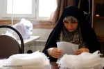 تولید ماسک و لباس بیمارستانی توسط جهاددانشگاهی آذربایجان شرقی