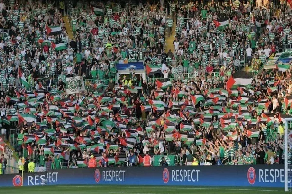 Filistin'e destek veren Celtic'e UEFA'dan para cezası