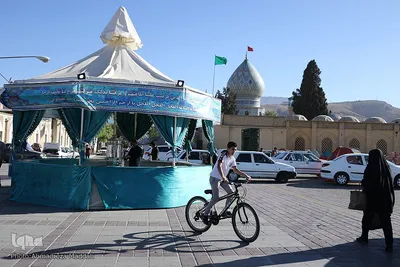 حرم حضرت علی ابن حمزه(ع) میزبان مسافران نوروزی‎‎