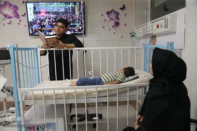 شب قدر در کنار کودکان بیمارستان حضرت معصومه(س)