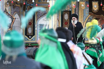 مراسم فدائیان سقا در امامزاده شاه سید علی(ع) قم
