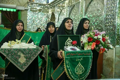آئین غبارروبی ضریح مطهر حضرت شاهچراغ (ع)