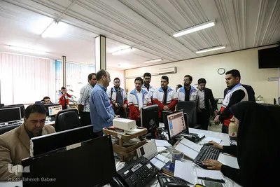 بازدید جوانان هلال احمر از ایکنا
