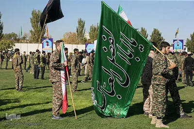 گردهمایی بزرگ هزاران نفری بسیجیان در تبریز