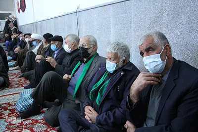 مجلس عزاداری شهادت حضرت زهرا(س) در بیت آیت الله مدرسی در یزد