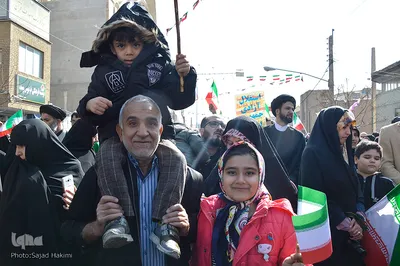 مراسم راهپیمایی یوم الله ۲۲ بهمن در قم