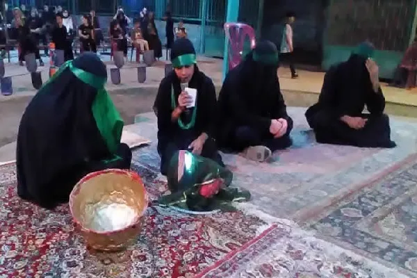 پنجمین روز سوگواره تعزیه «غریب» نور