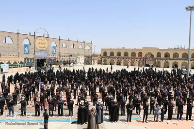عزاداری روز تاسوعا در امام زادگان باقریه(ع) بیرجند