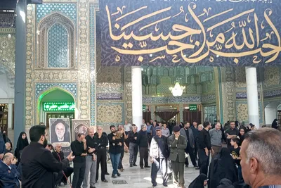مراسم تشییع حبیب صحاف‌نائینی