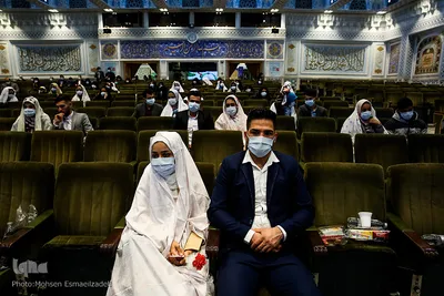 آیین سراسری جشن ازدواج ۸۸۸ نو عروس در حرم مطهر رضوی