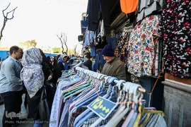 بازار بزرگ تهران، در آستانه سال نو
